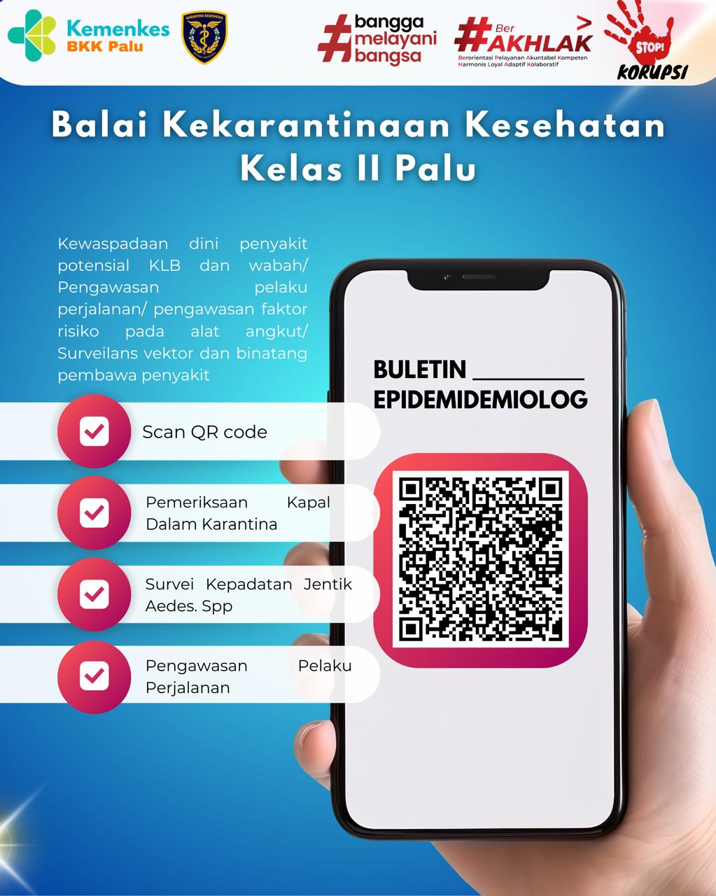 Buletin Epidemiolog periode November 2025 Balai Kekarantinaan Kesehatan Kelas II Palu